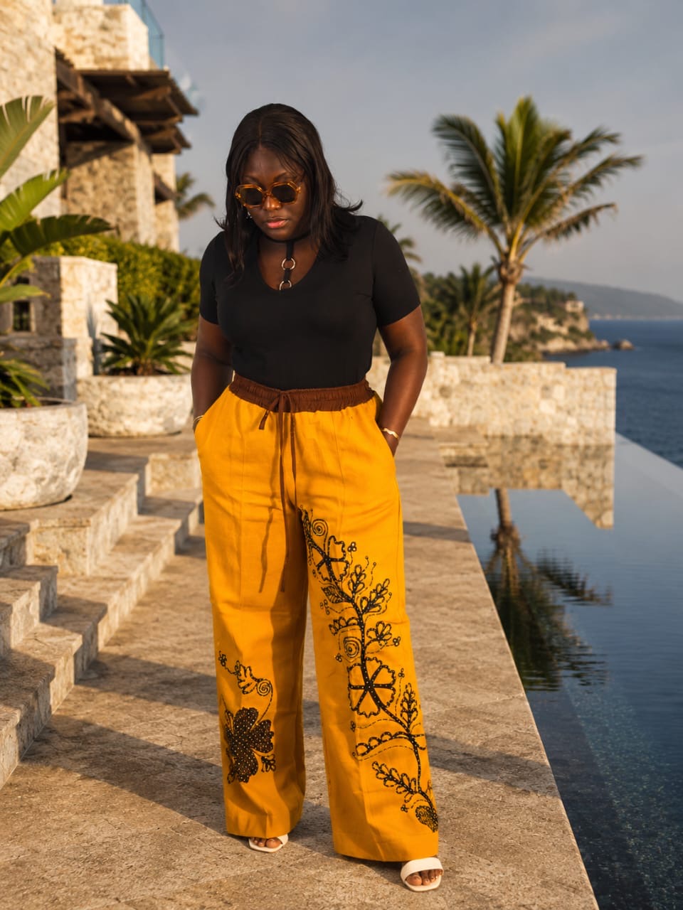 Heritage aso oke trouser
