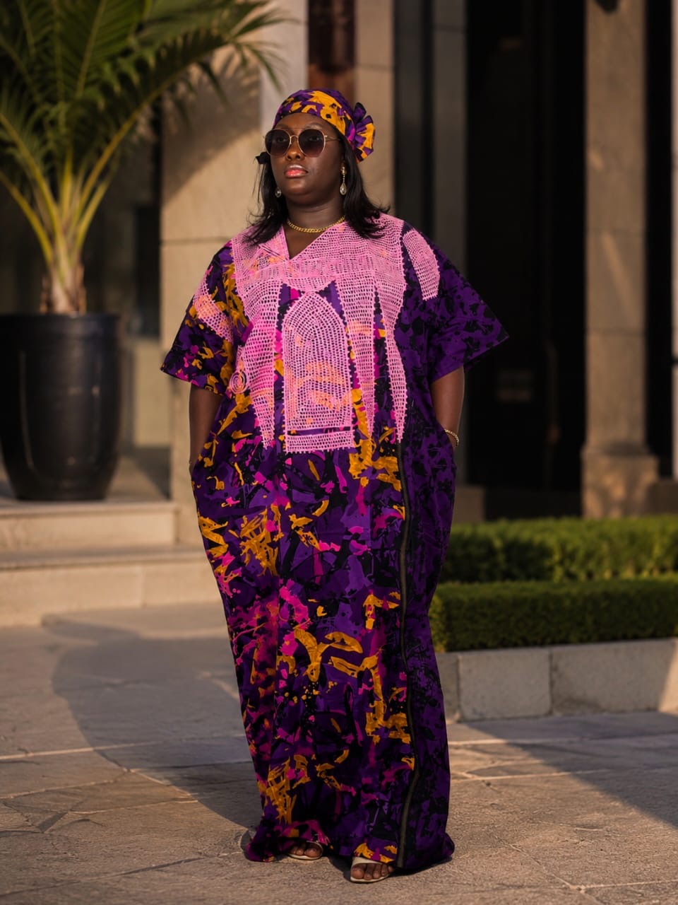 Empress violet boubou
