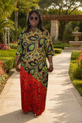 Signature grace gown (red)