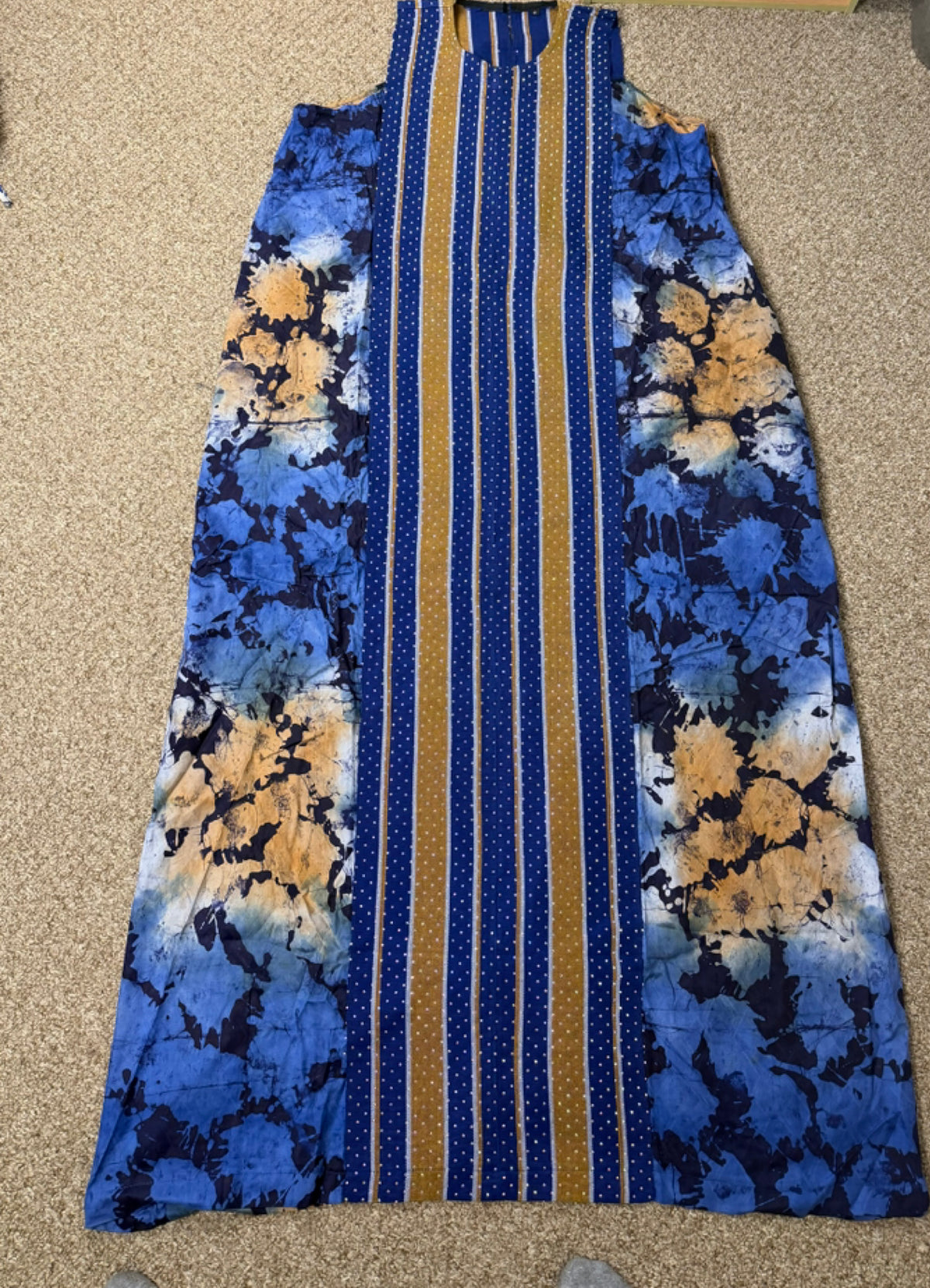 Abeni Heritage maxi (blue)- front view
