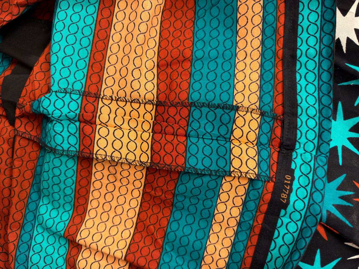 Multicolour Shift Dress- close view