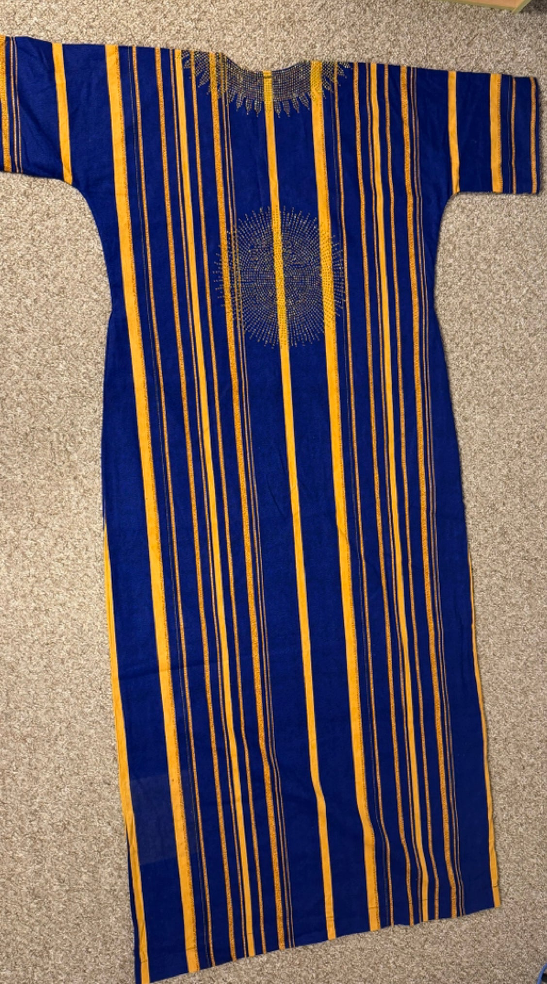 Golden dynasty kaftan- back view