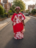 Ivory Floral boubou