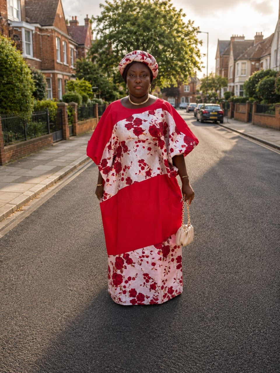 Ivory Floral boubou