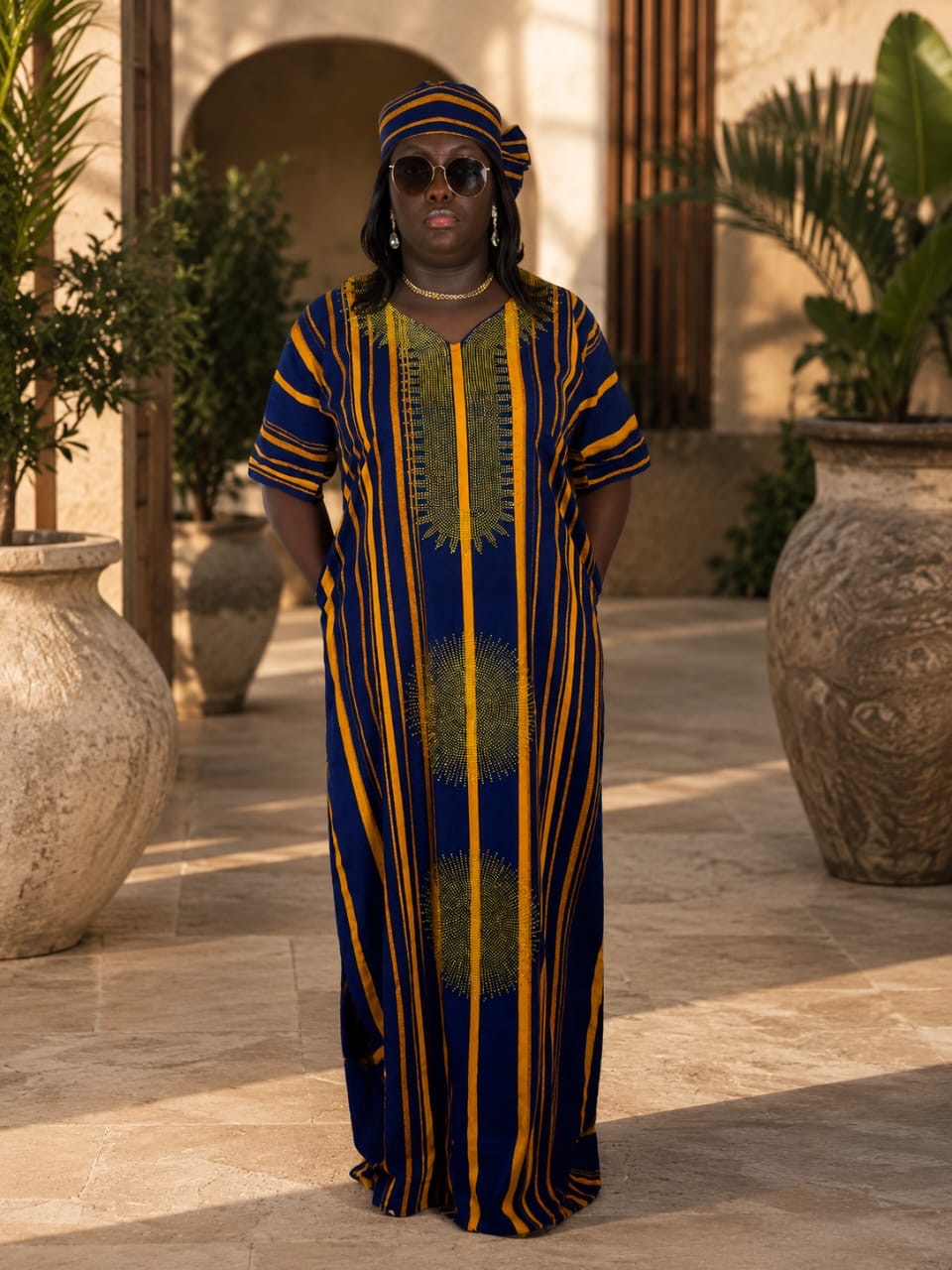 Golden dynasty kaftan
